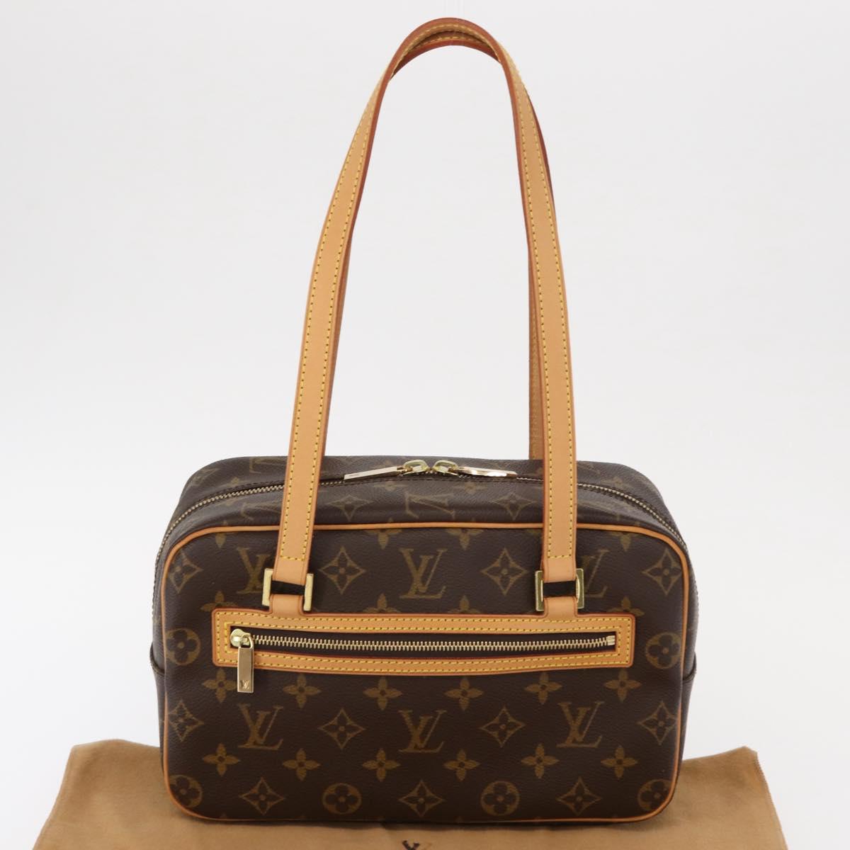 LOUIS VUITTON Monogram Cite MM Hand Bag M51182 LV Auth am9706