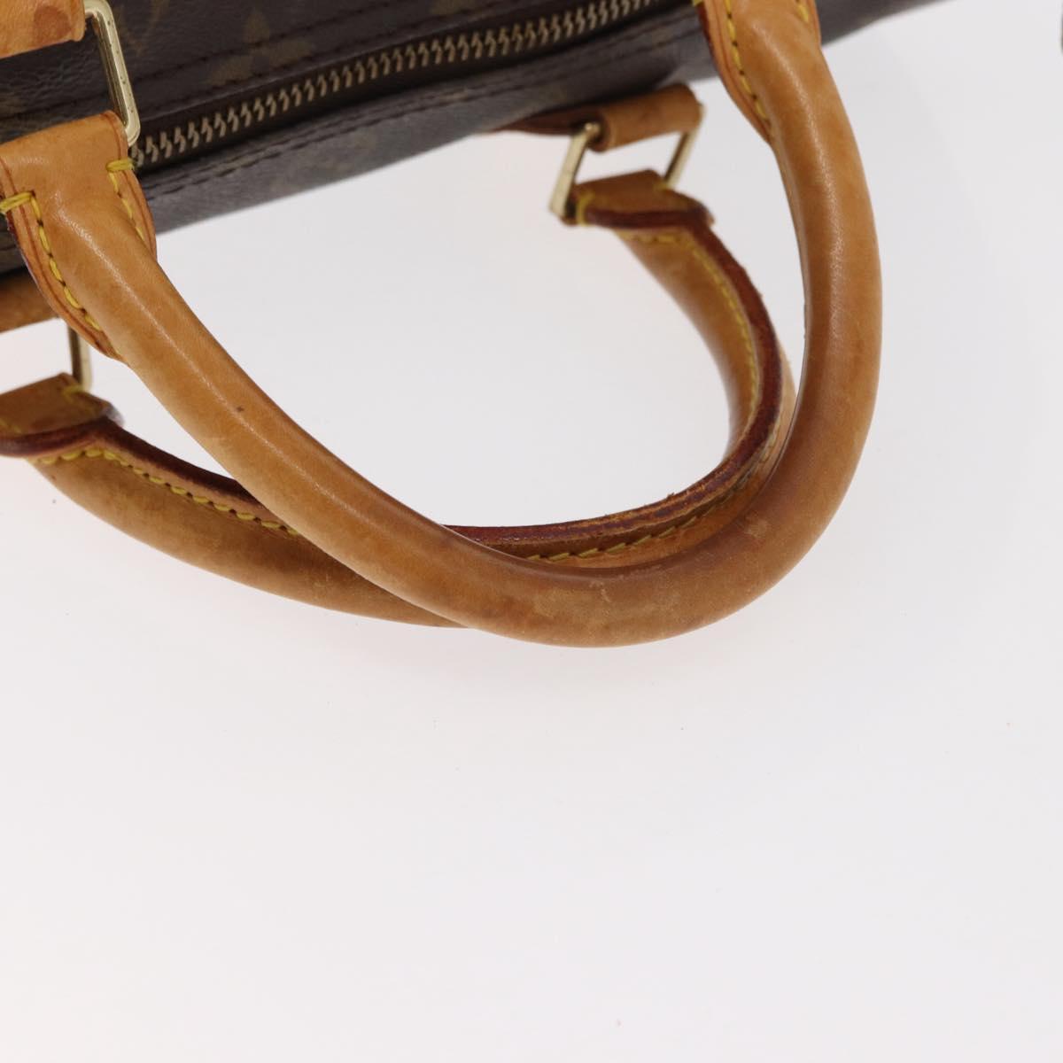 LOUIS VUITTON Monogram Speedy 30 Hand Bag M41526 LV Auth am9709