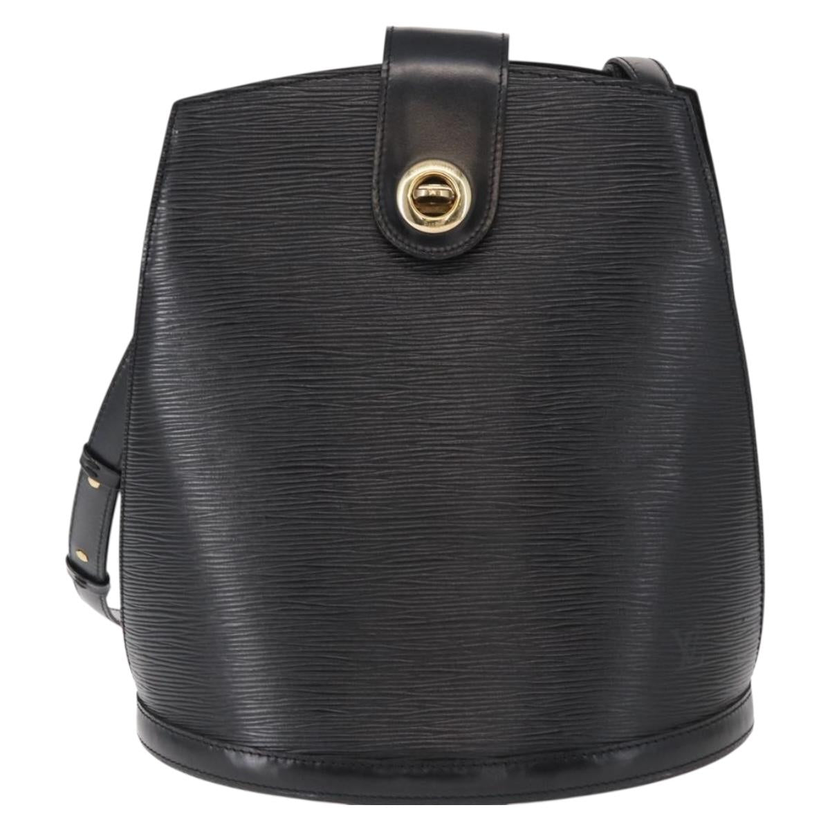 LOUIS VUITTON Epi Cluny Shoulder Bag Black M52252 LV Auth am9710