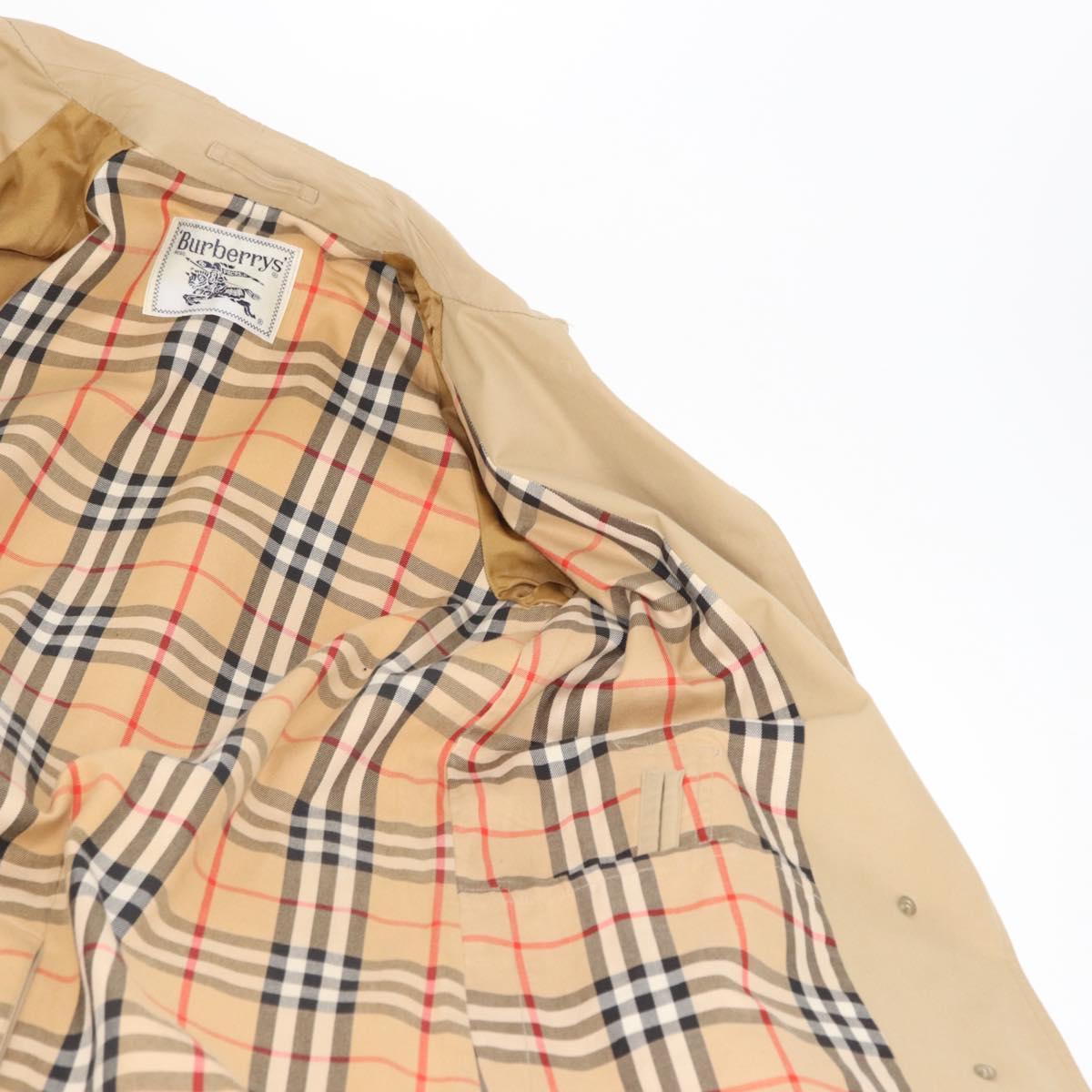 Burberrys Trench Coat Cotton Beige Auth am9717