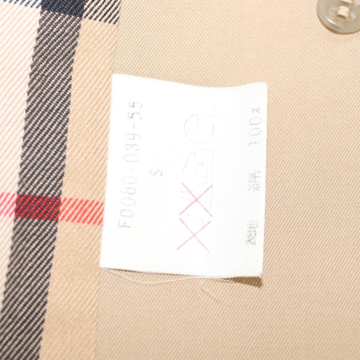 Burberrys Trench Coat Cotton Beige Auth am9717