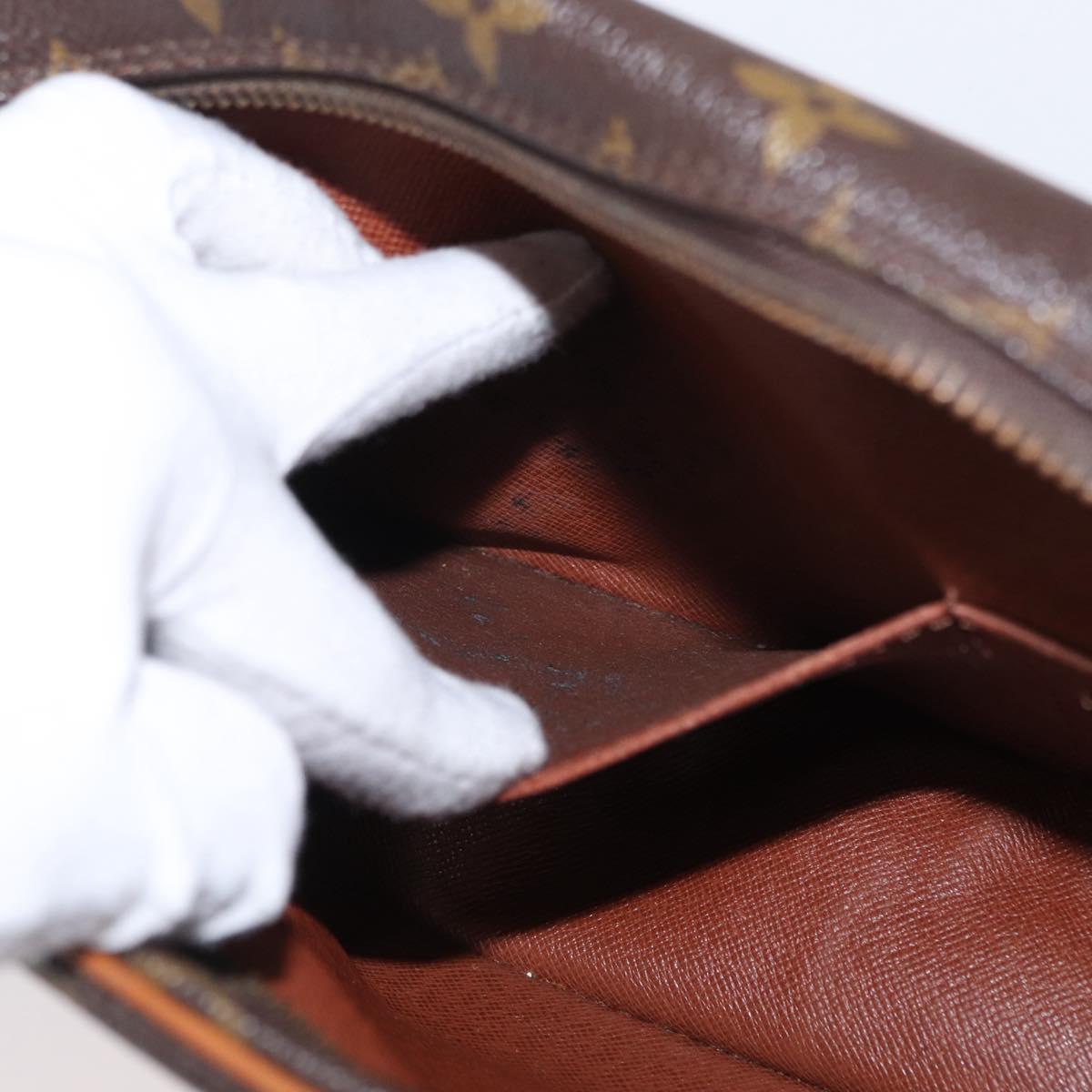 LOUIS VUITTON Monogram Compiegne 28 Clutch Bag M51845 LV Auth am9725