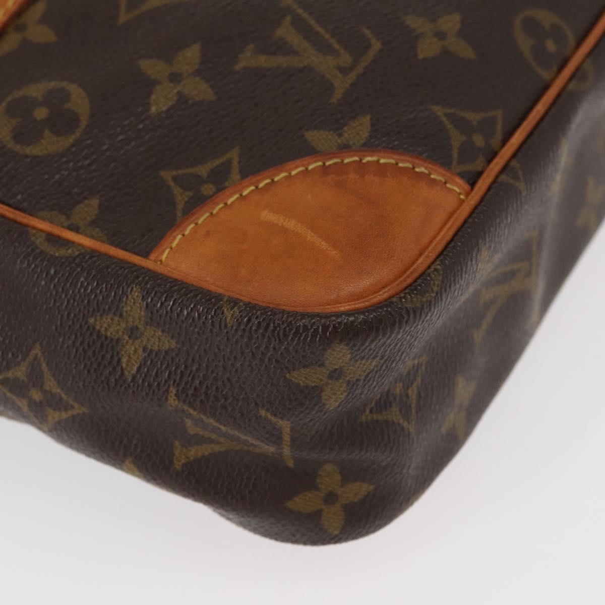 LOUIS VUITTON Monogram Compiegne 28 Clutch Bag M51845 LV Auth am9725