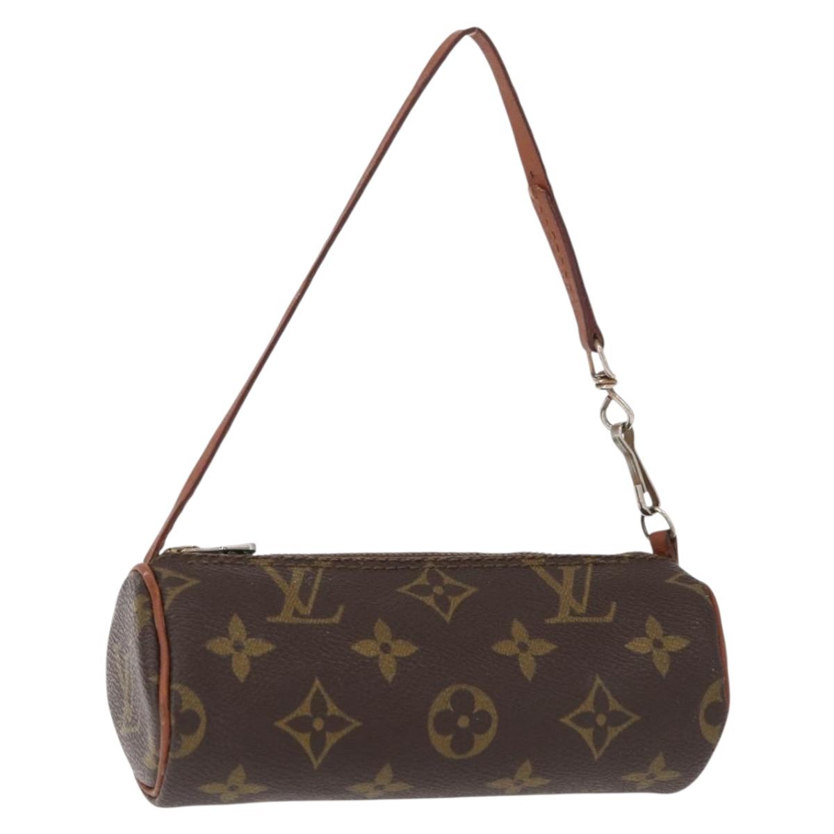 LOUIS VUITTON Monogram Papillon Pouch LV Auth am9726