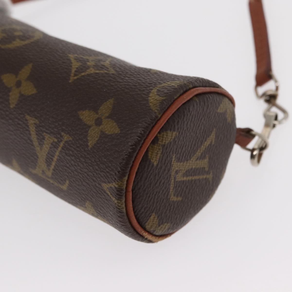 LOUIS VUITTON Monogram Papillon Pouch LV Auth am9726