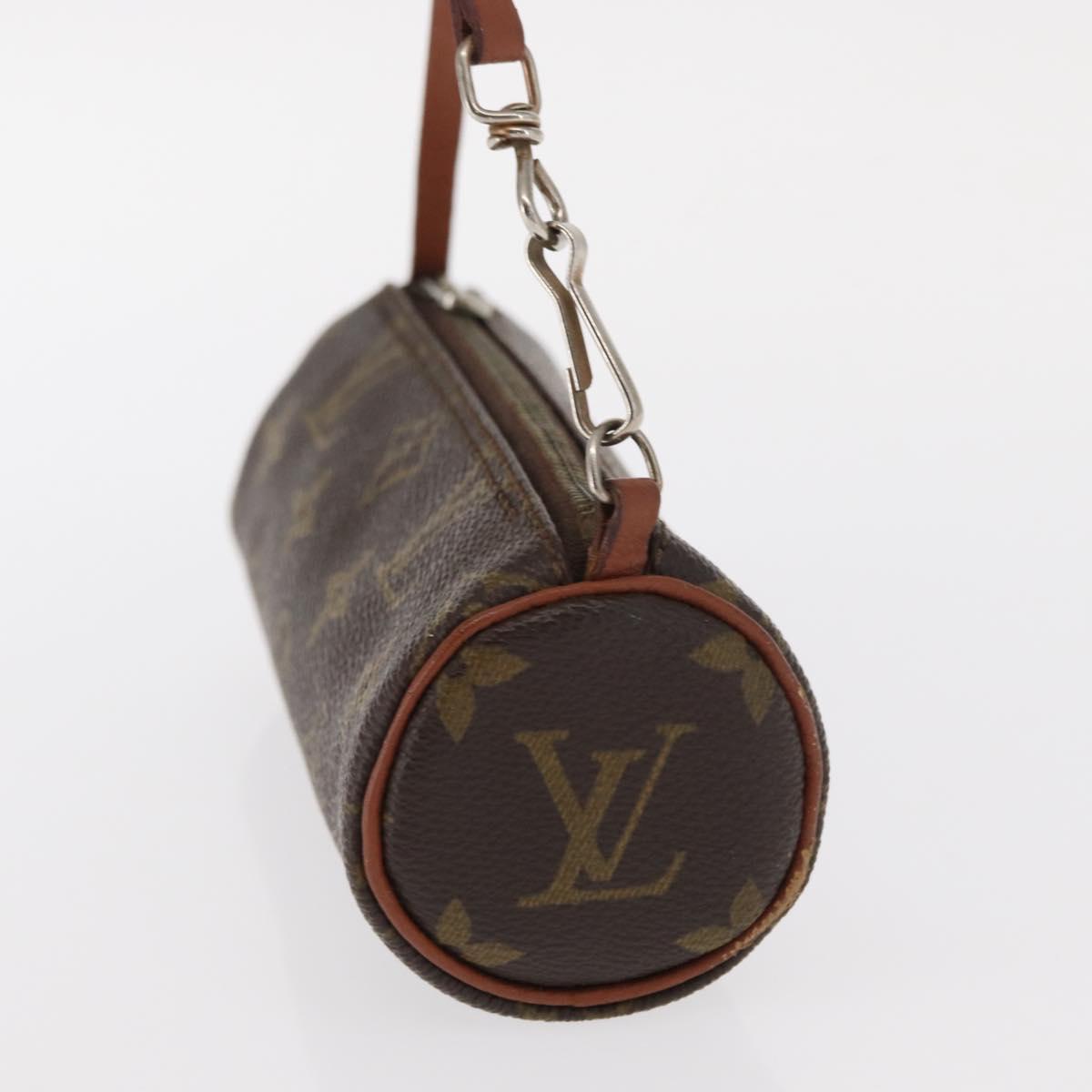 LOUIS VUITTON Monogram Papillon Pouch LV Auth am9726