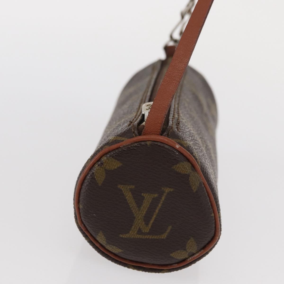 LOUIS VUITTON Monogram Papillon Pouch LV Auth am9726