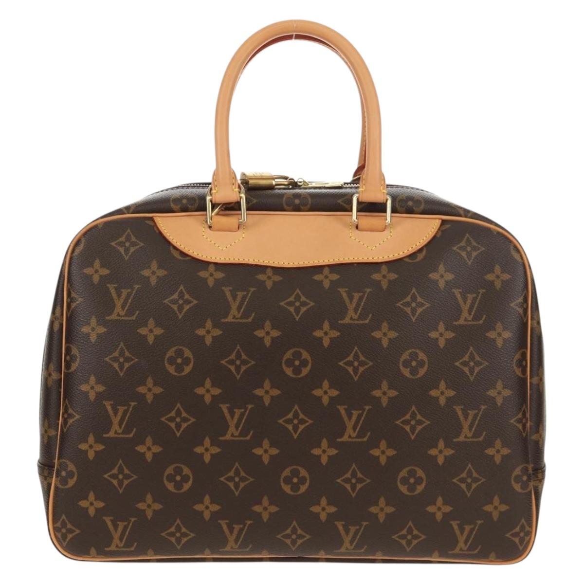 LOUIS VUITTON Monogram Deauville Hand Bag M47270 LV Auth am9728V