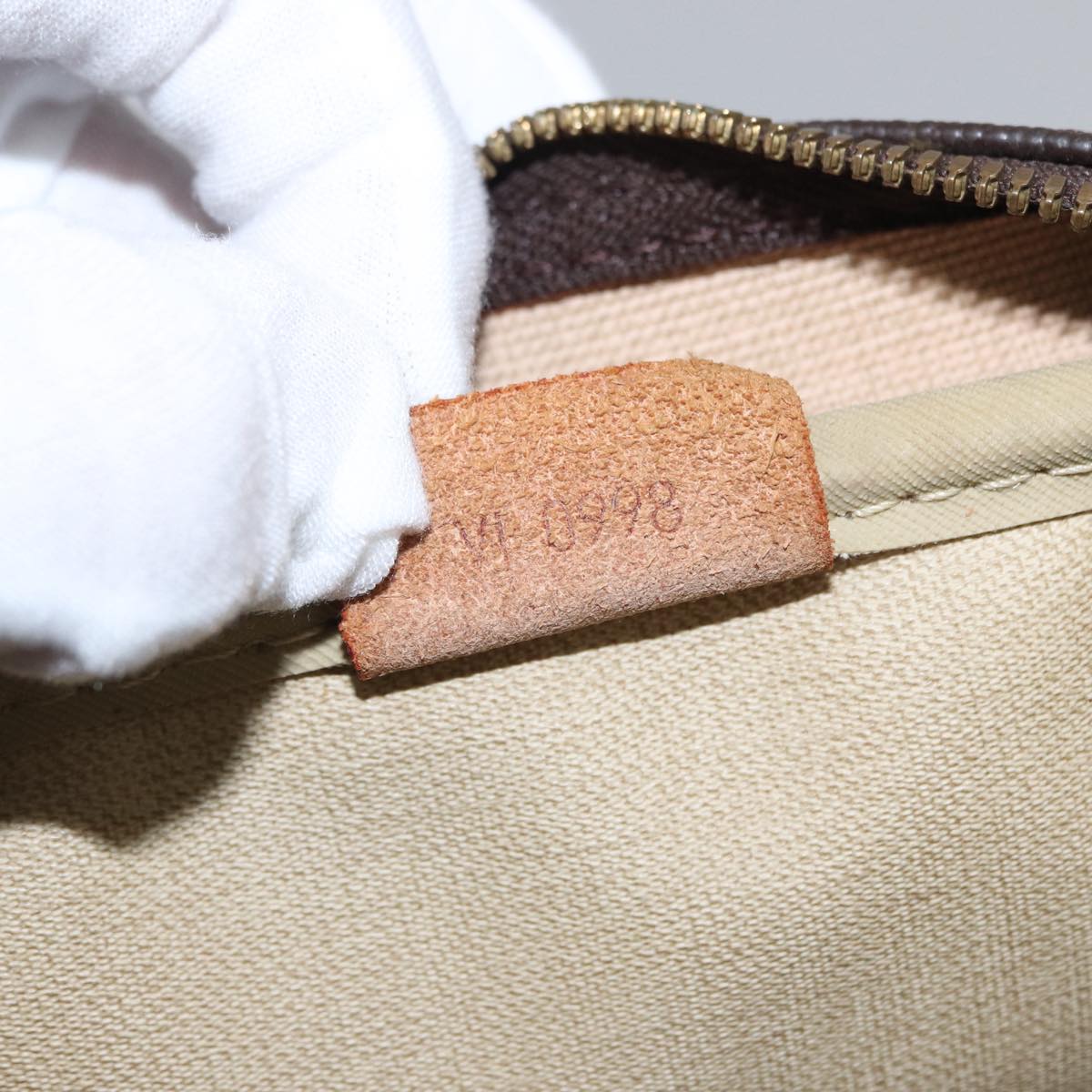 LOUIS VUITTON Monogram Deauville Hand Bag M47270 LV Auth am9729