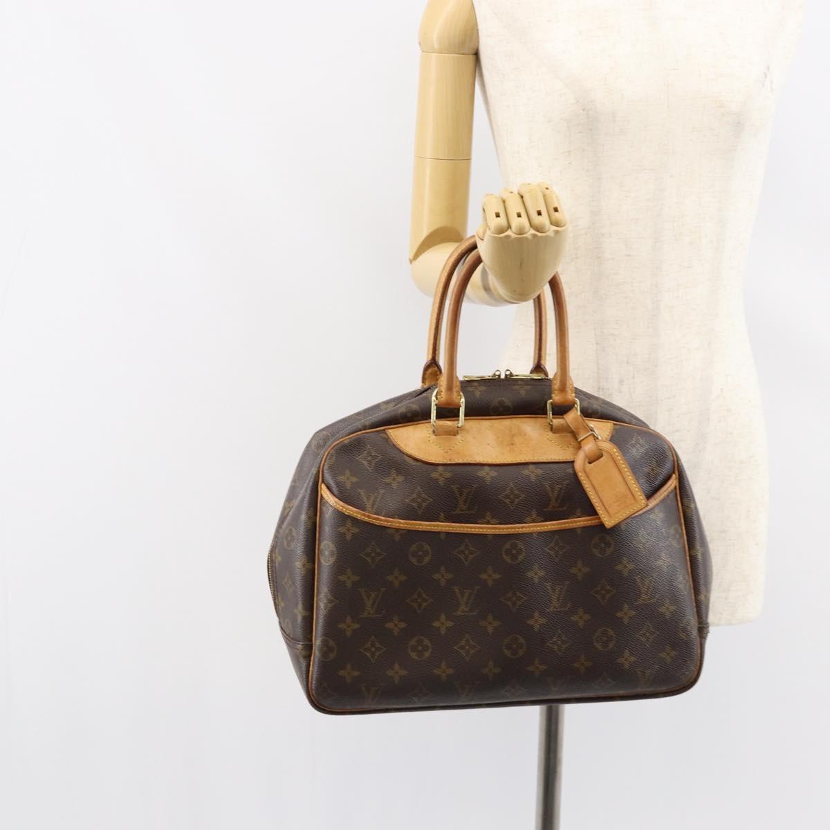 LOUIS VUITTON Monogram Deauville Hand Bag M47270 LV Auth am9729