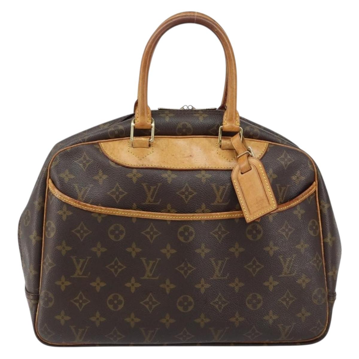 LOUIS VUITTON Monogram Deauville Hand Bag M47270 LV Auth am9729