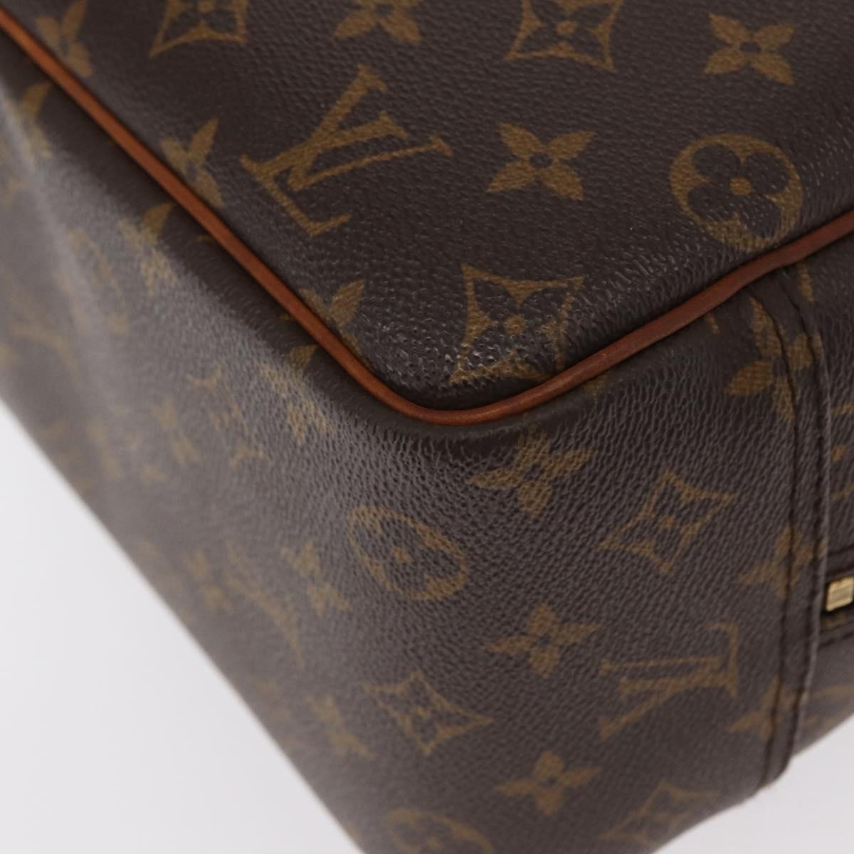 LOUIS VUITTON Monogram Deauville Hand Bag M47270 LV Auth am9730