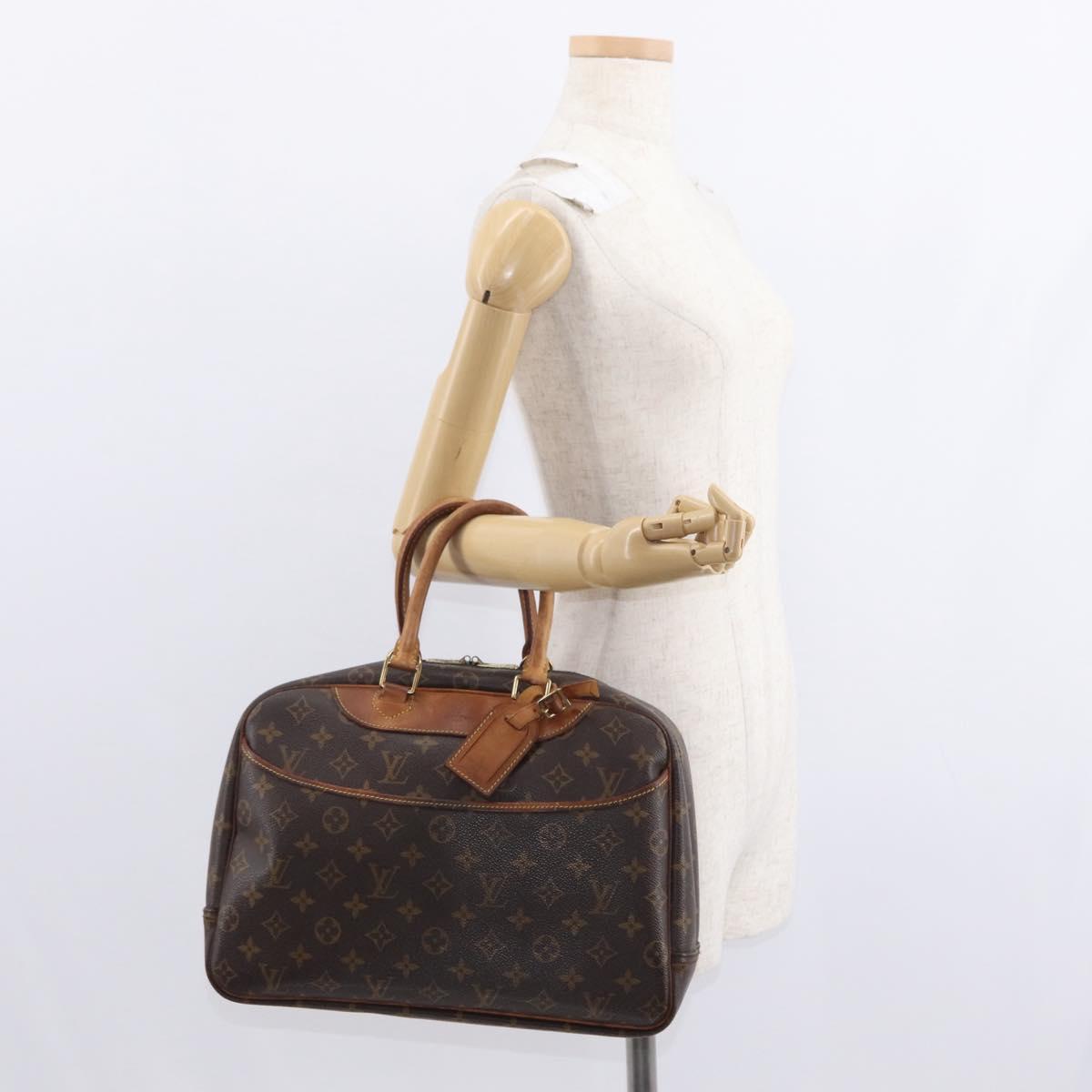 LOUIS VUITTON Monogram Deauville Hand Bag M47270 LV Auth am9730
