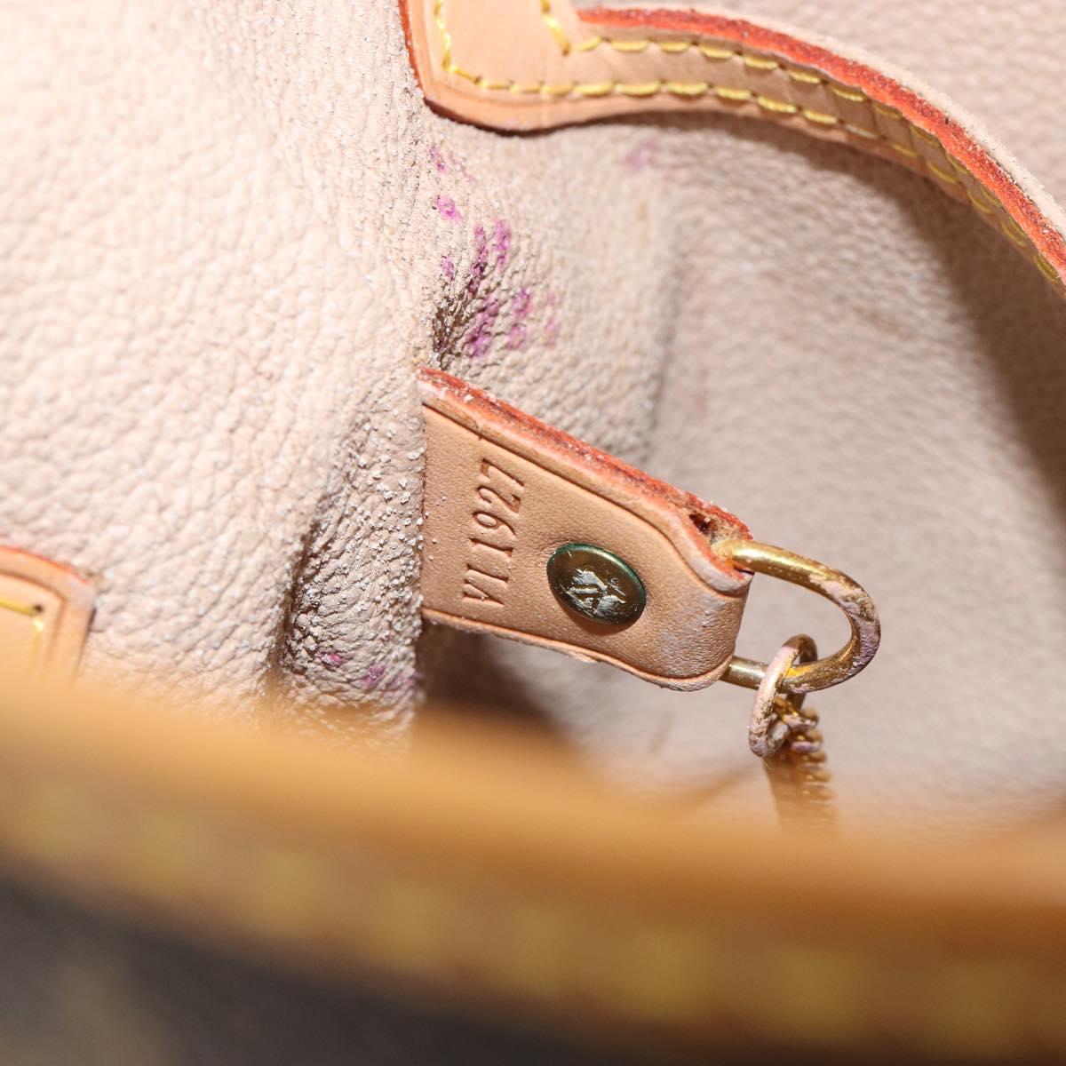 LOUIS VUITTON Monogram Bucket PM Shoulder Bag M42238 LV Auth am9733