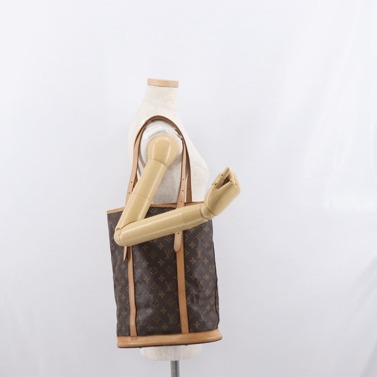 LOUIS VUITTON Monogram Bucket GM Shoulder Bag M42236 LV Auth am9737