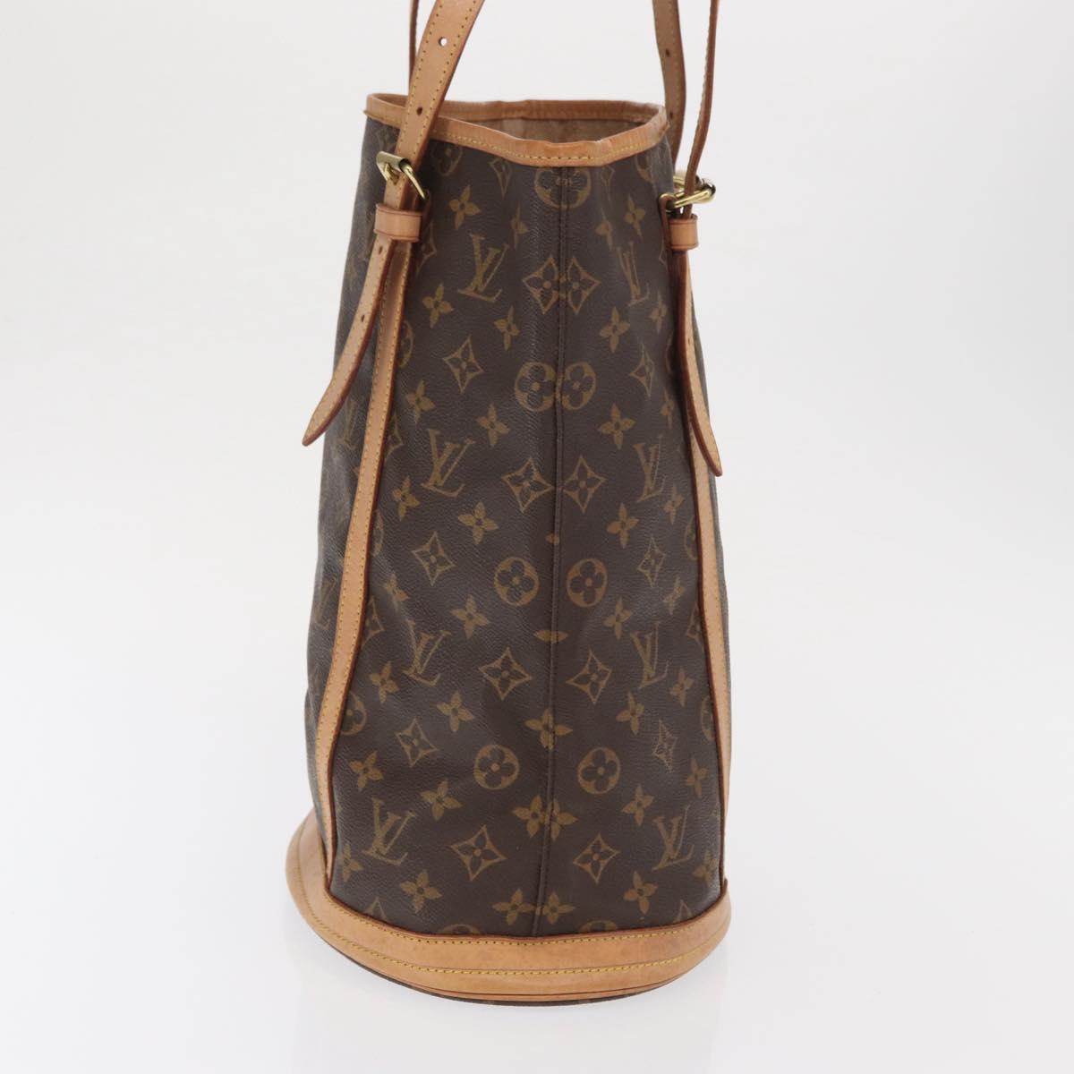 LOUIS VUITTON Monogram Bucket GM Shoulder Bag M42236 LV Auth am9737