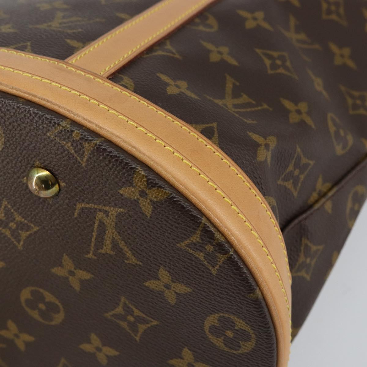LOUIS VUITTON Monogram Bucket GM Shoulder Bag M42236 LV Auth am9738