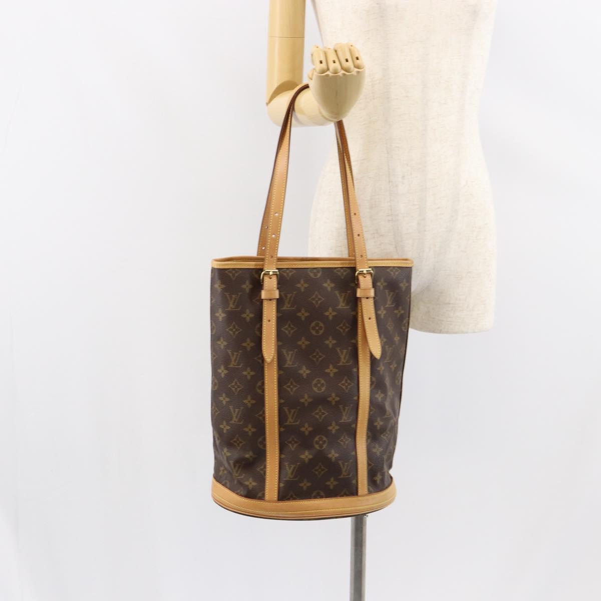 LOUIS VUITTON Monogram Bucket GM Shoulder Bag M42236 LV Auth am9738