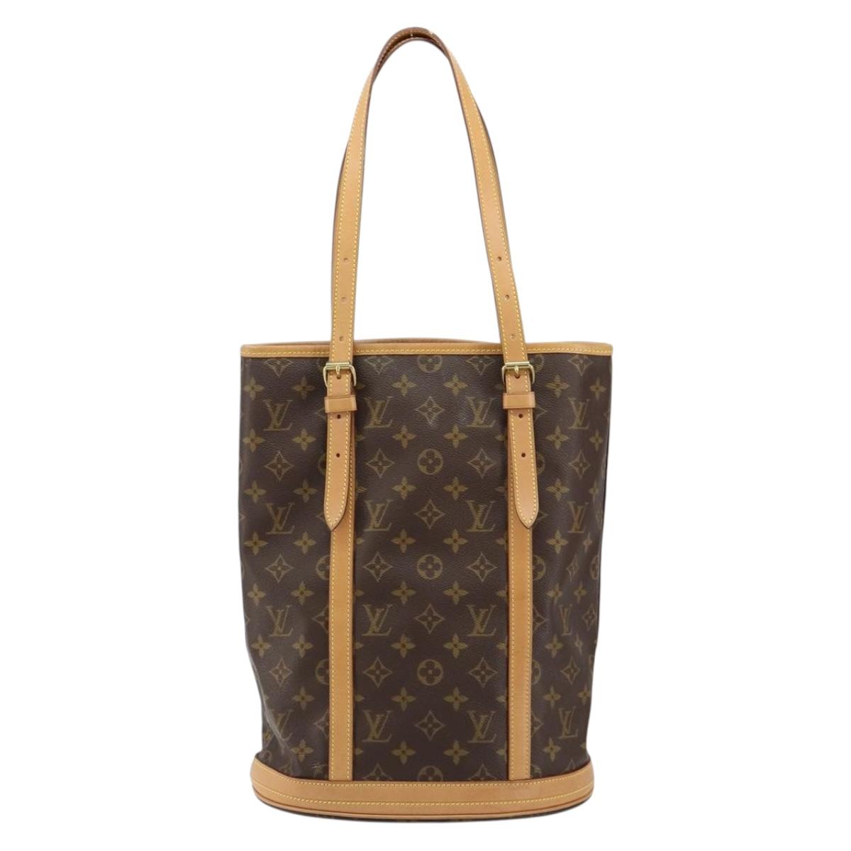 LOUIS VUITTON Monogram Bucket GM Shoulder Bag M42236 LV Auth am9738