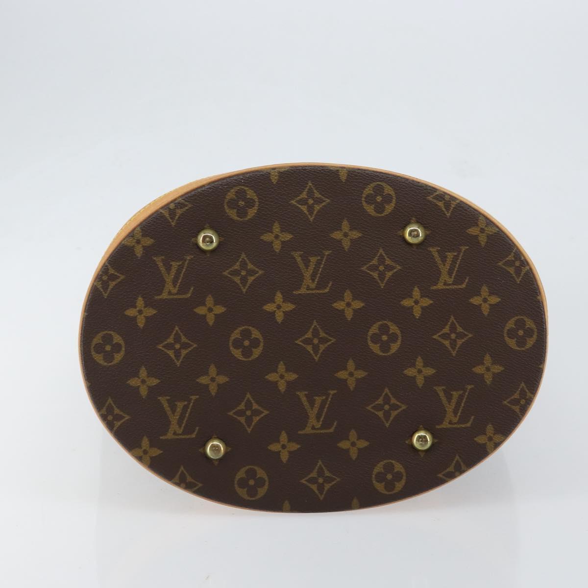 LOUIS VUITTON Monogram Bucket GM Shoulder Bag M42236 LV Auth am9738
