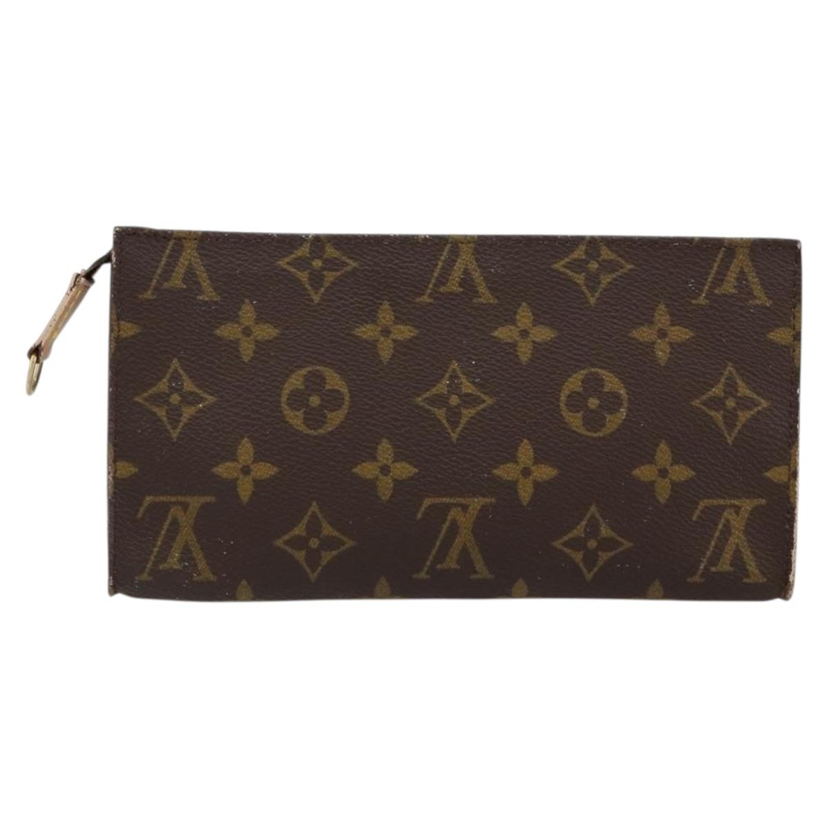 LOUIS VUITTON Monogram Bucket GM Accessory Pouch LV Auth am9739