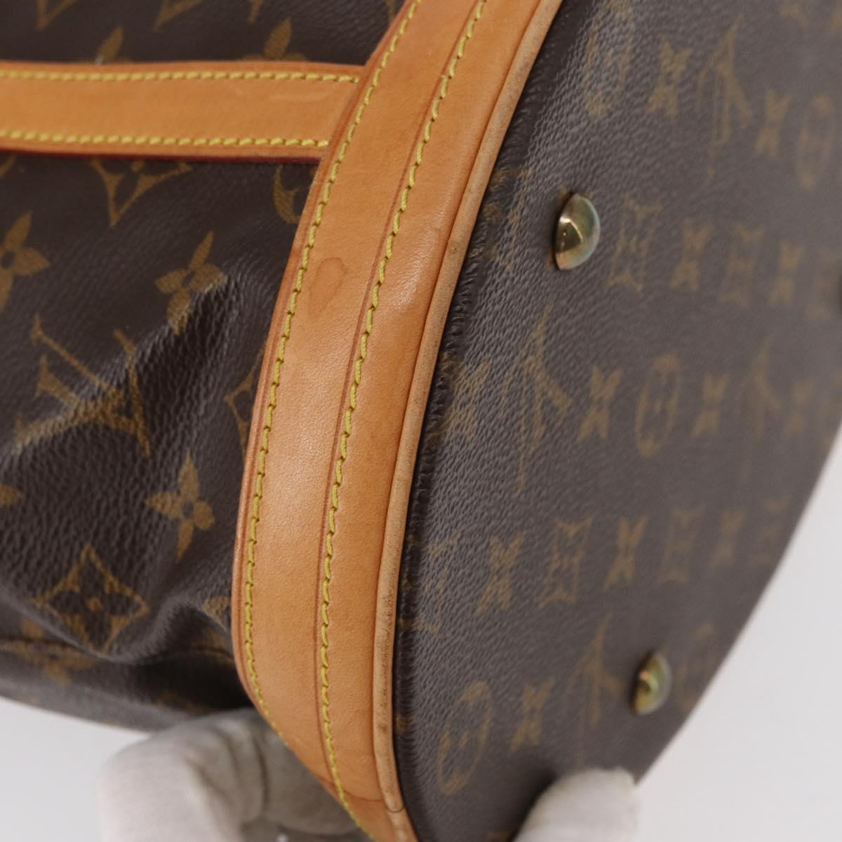 LOUIS VUITTON Monogram Bucket GM Shoulder Bag M42236 LV Auth am9740