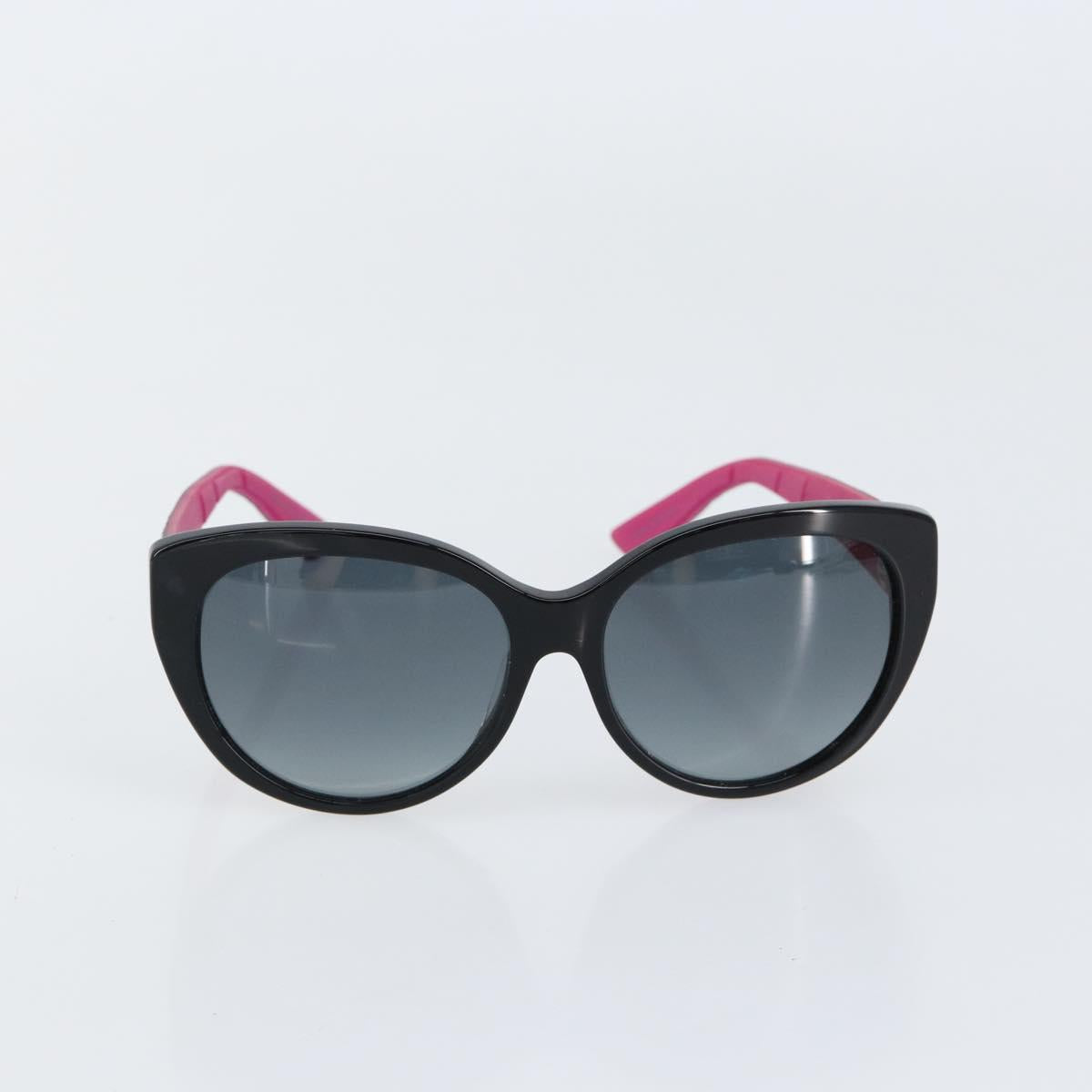 Christian Dior DIOR LADY 1RF Cannage Sunglasses plastic Black HZ9HD Auth am9770