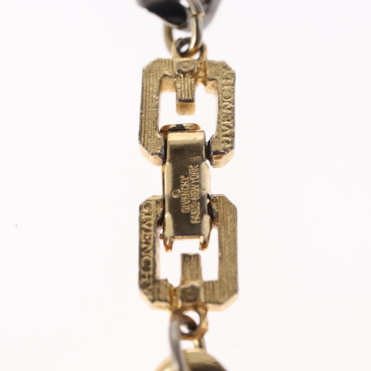 GIVENCHY Chain Necklace metal Gold Tone Auth am9774
