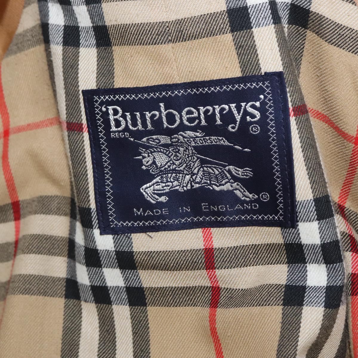 Burberrys Trench Coat Cotton Beige Auth am9780