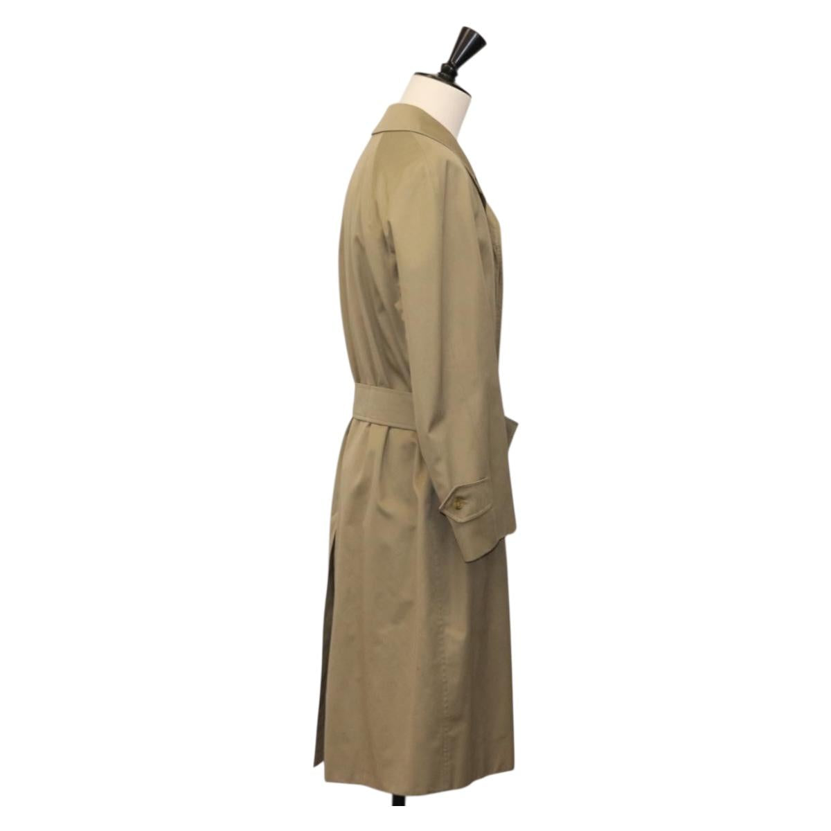 Burberrys Trench Coat Cotton Beige Auth am9780