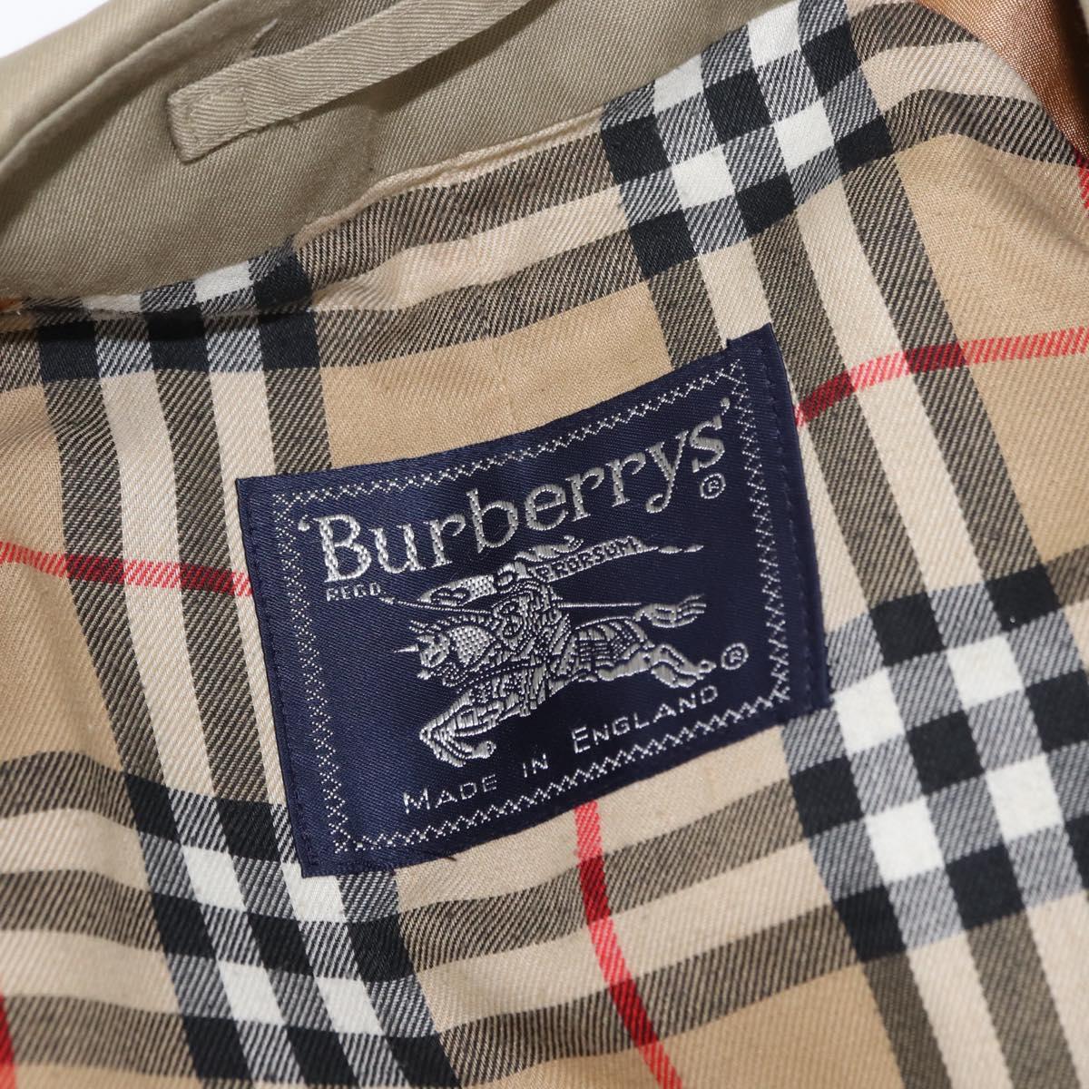 Burberrys Trench Coat Cotton Beige Auth am9780