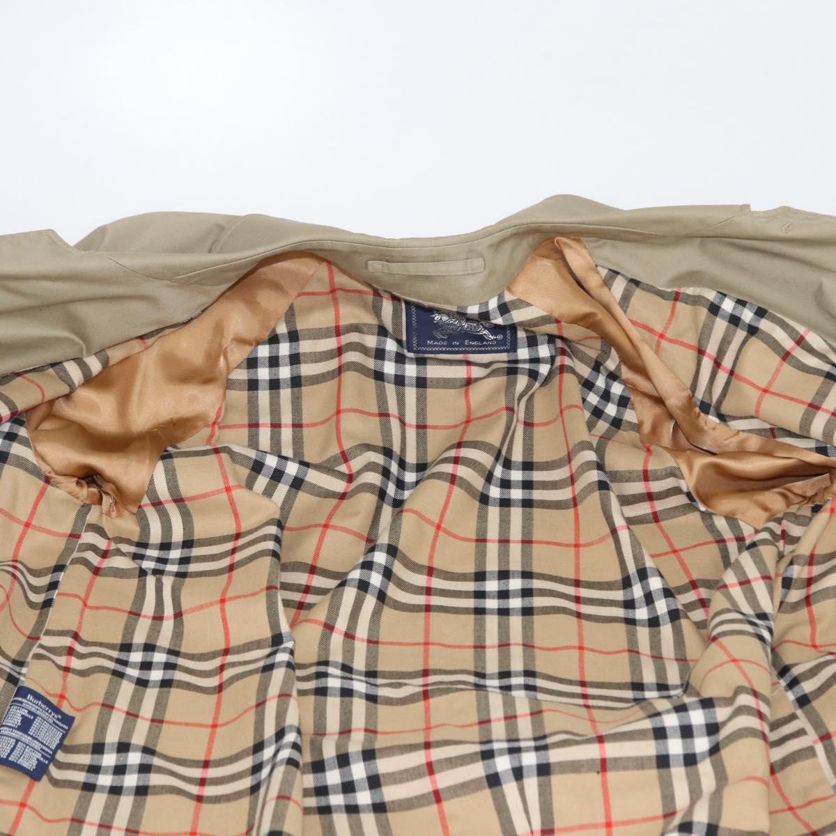 Burberrys Trench Coat Cotton Beige Auth am9780