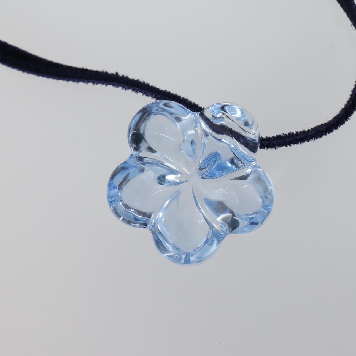 Baccarat Necklace 2 Set Yellow Blue Auth am9782
