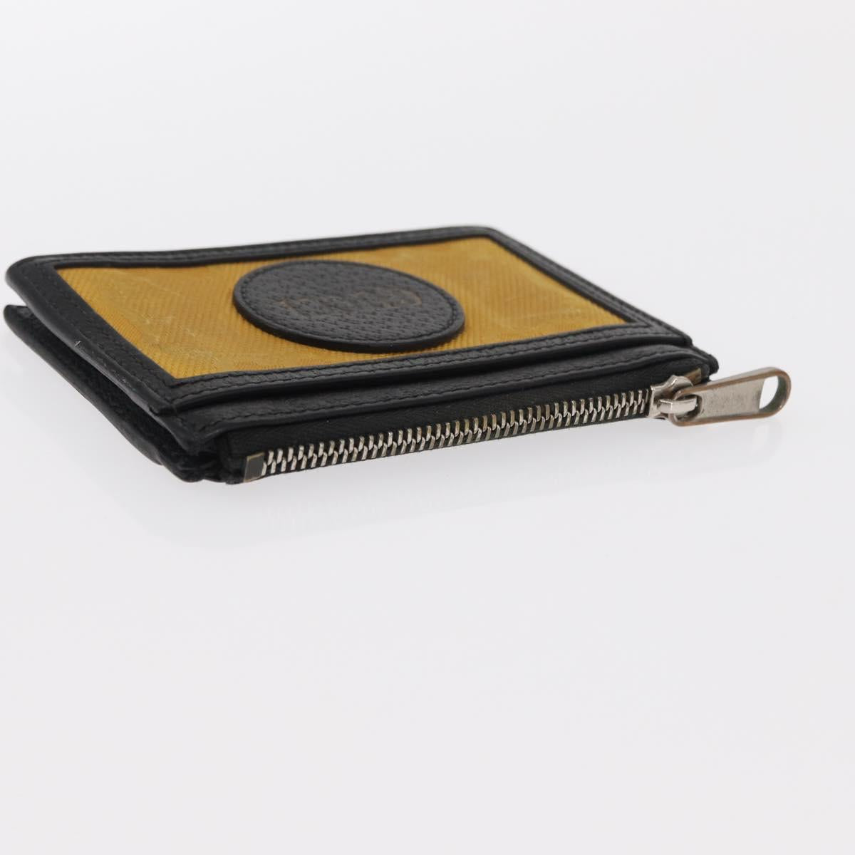 GUCCI GG Canvas Wallet Leather 3 Set Black Auth am9797