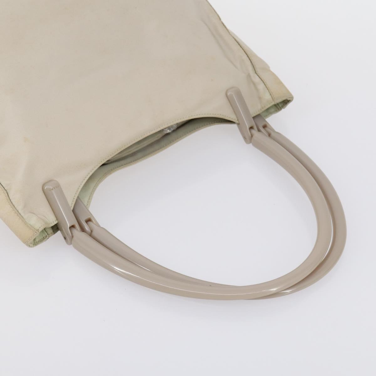 PRADA Tote Bag Nylon 3 Set Beige Blue khaki Auth am9798