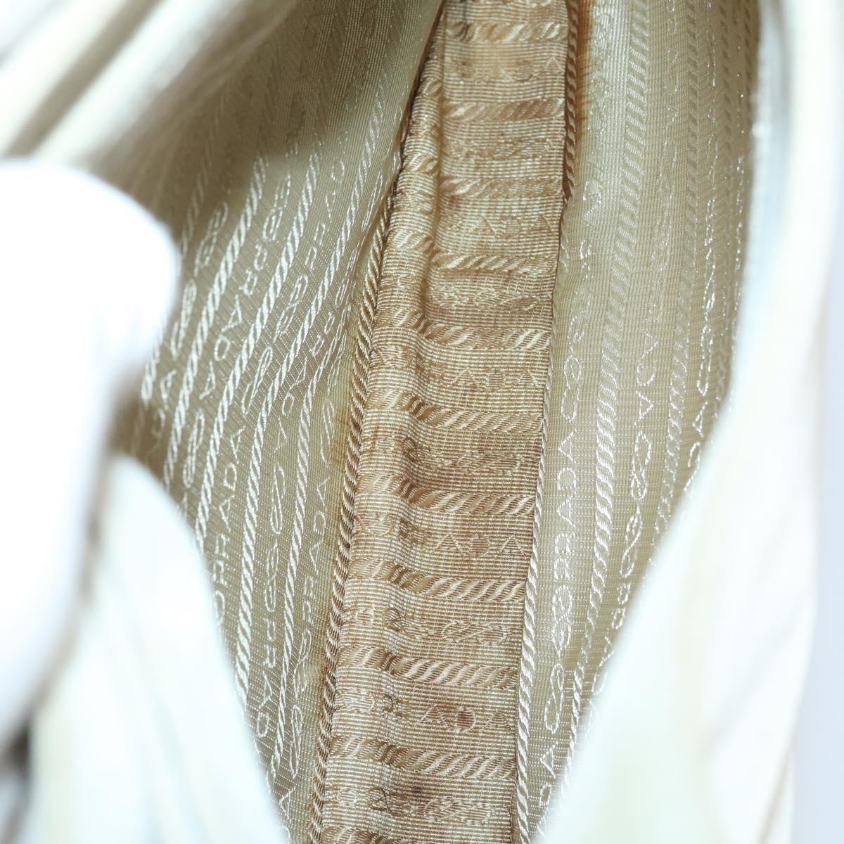 PRADA Tote Bag Nylon 3 Set Beige Blue khaki Auth am9798