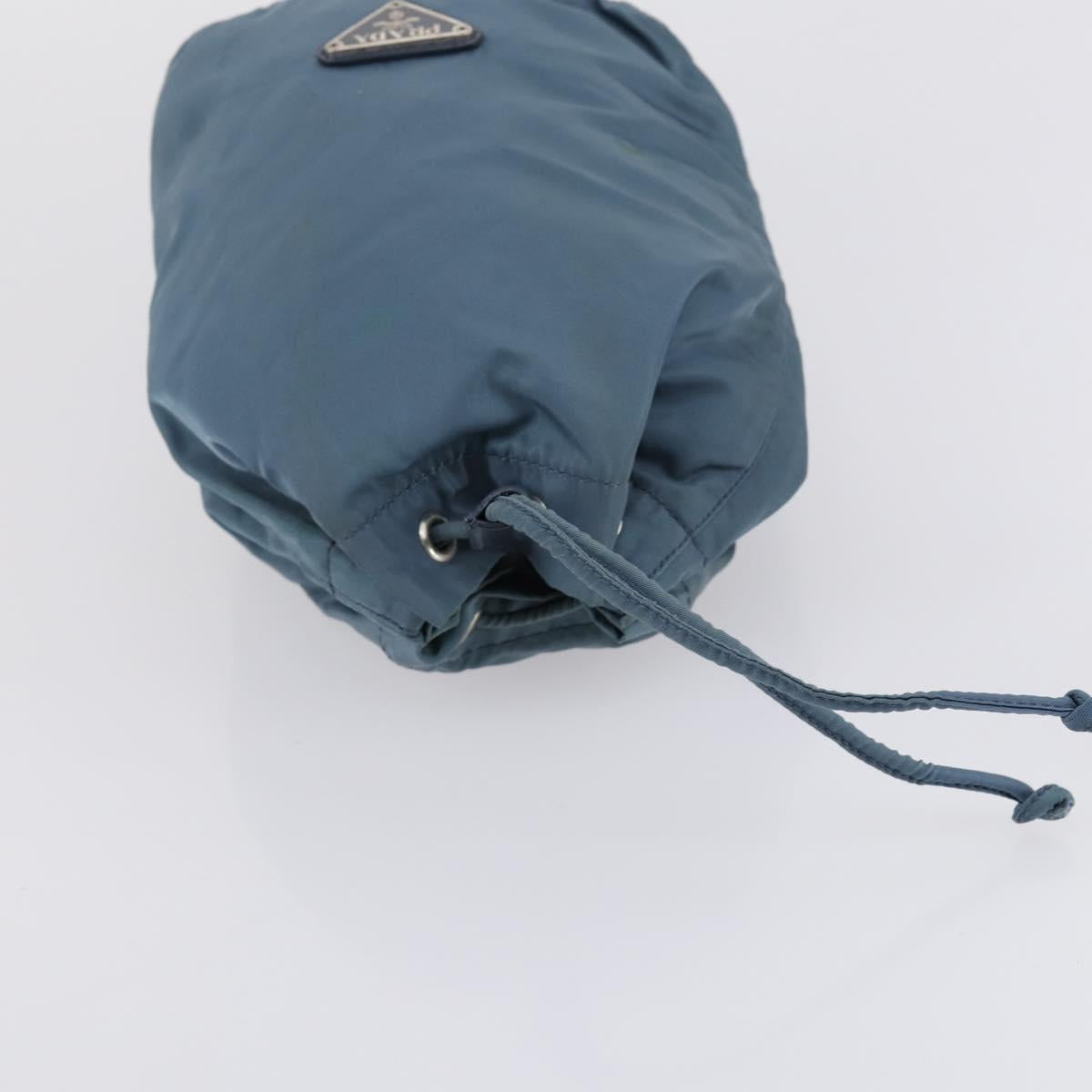 PRADA Tote Bag Nylon 3 Set Beige Blue khaki Auth am9798