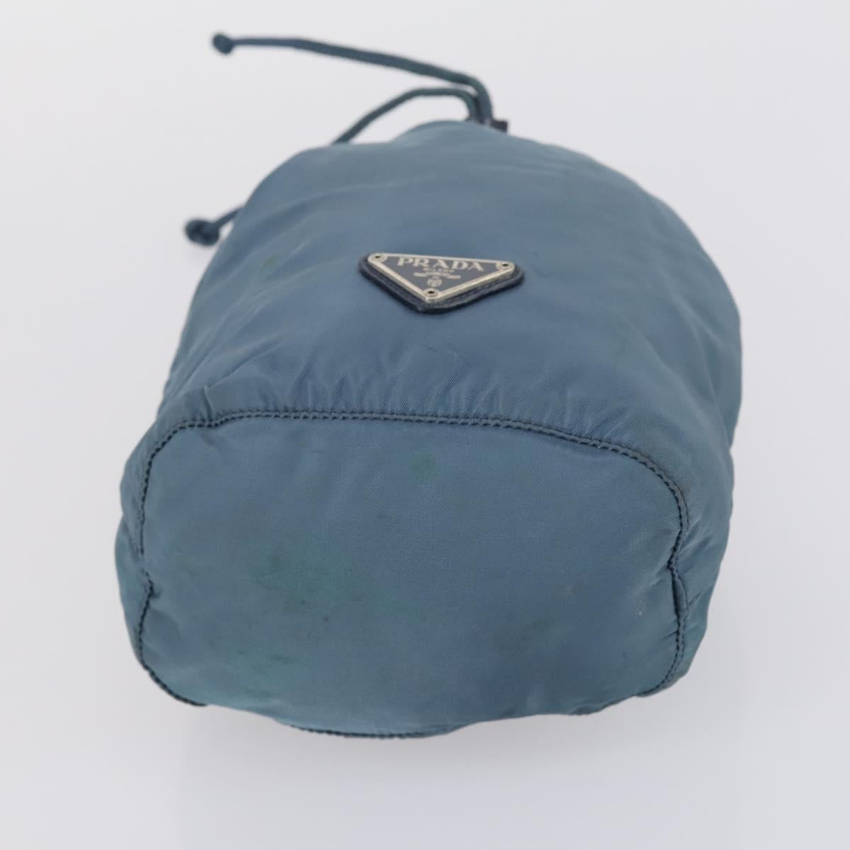 PRADA Tote Bag Nylon 3 Set Beige Blue khaki Auth am9798