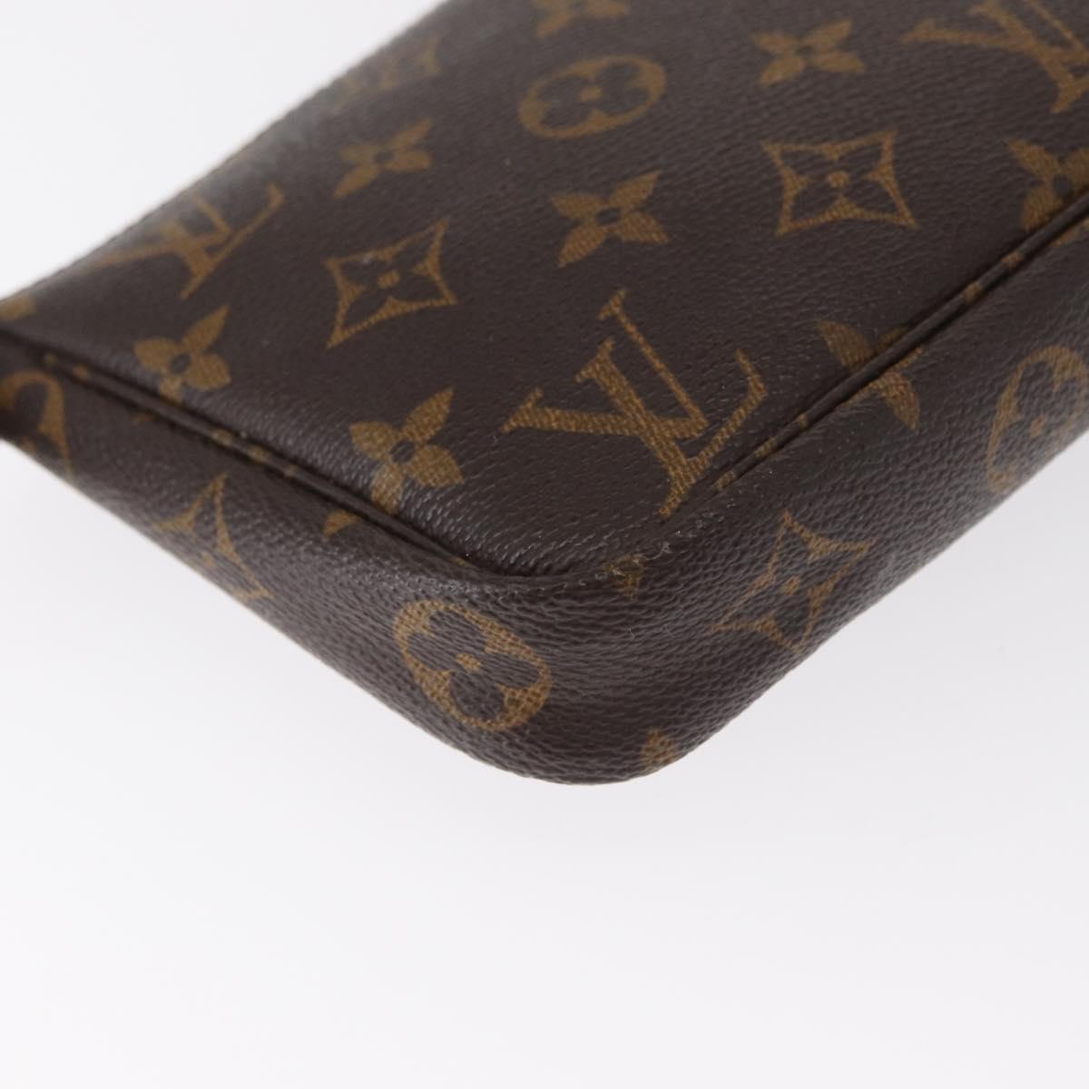 LOUIS VUITTON Monogram Pochette Accessoires Pouch M51980 LV Auth am9815