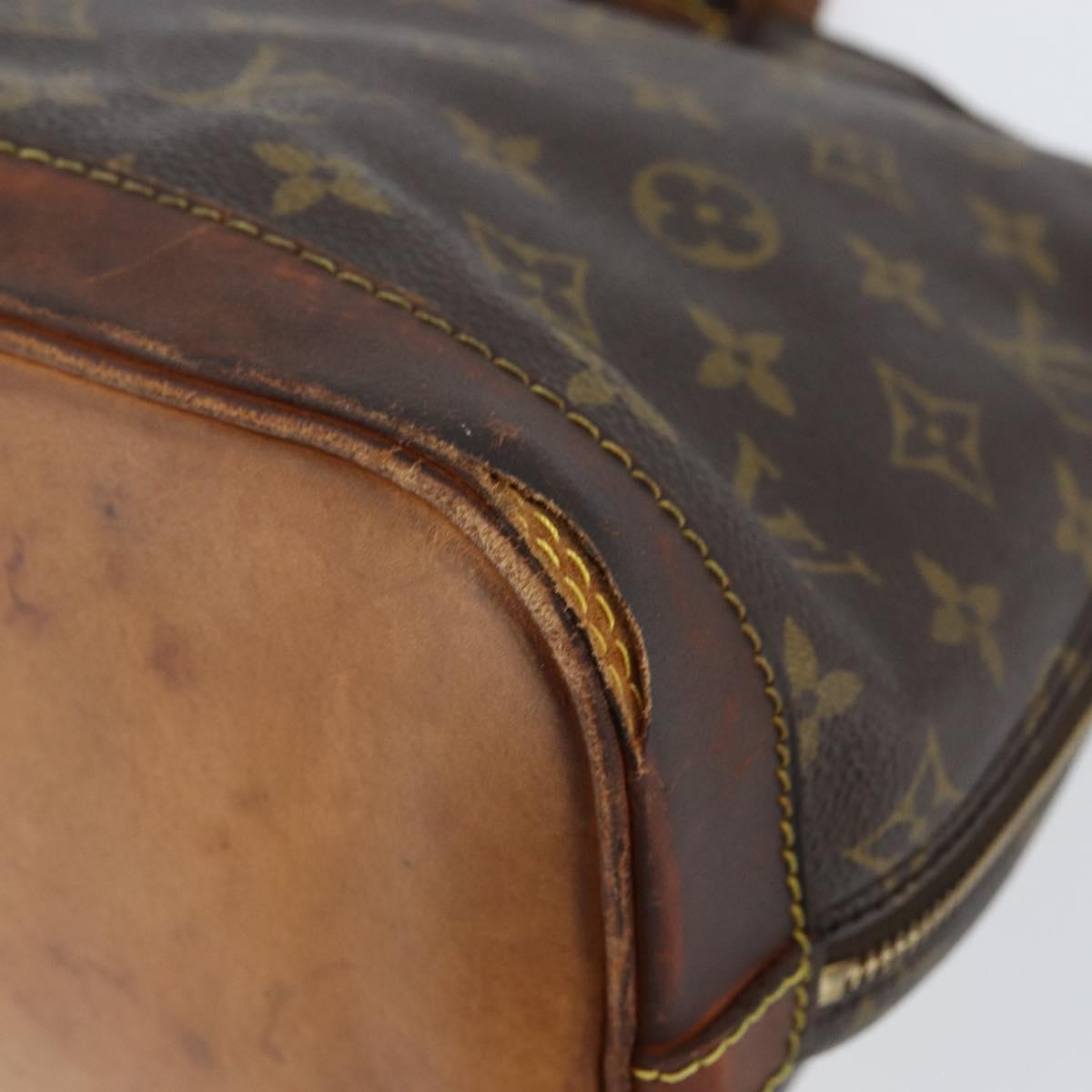 LOUIS VUITTON Monogram Alma Hand Bag M51130 LV Auth am9817