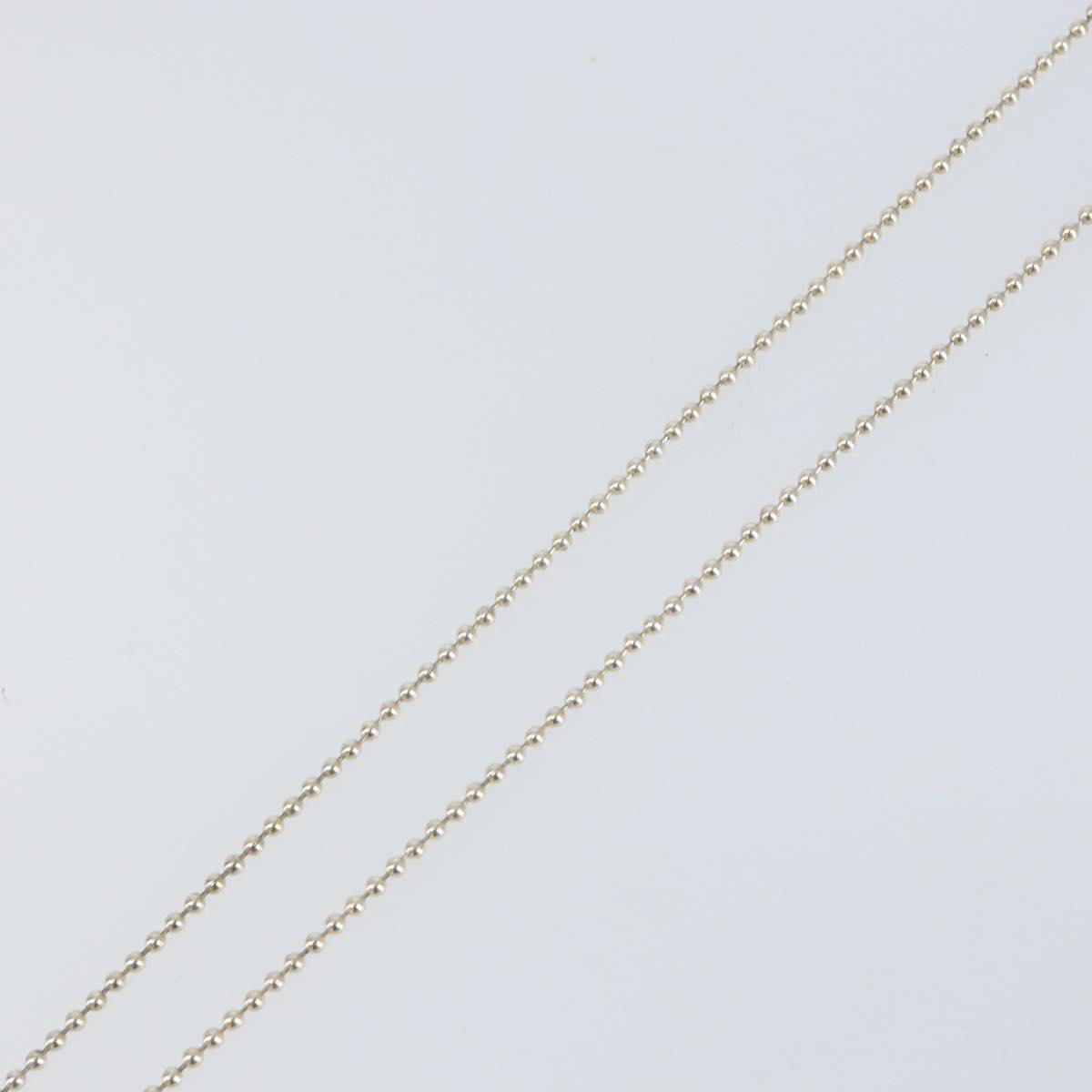 GUCCI Necklace Ag925 Silver Auth am9818