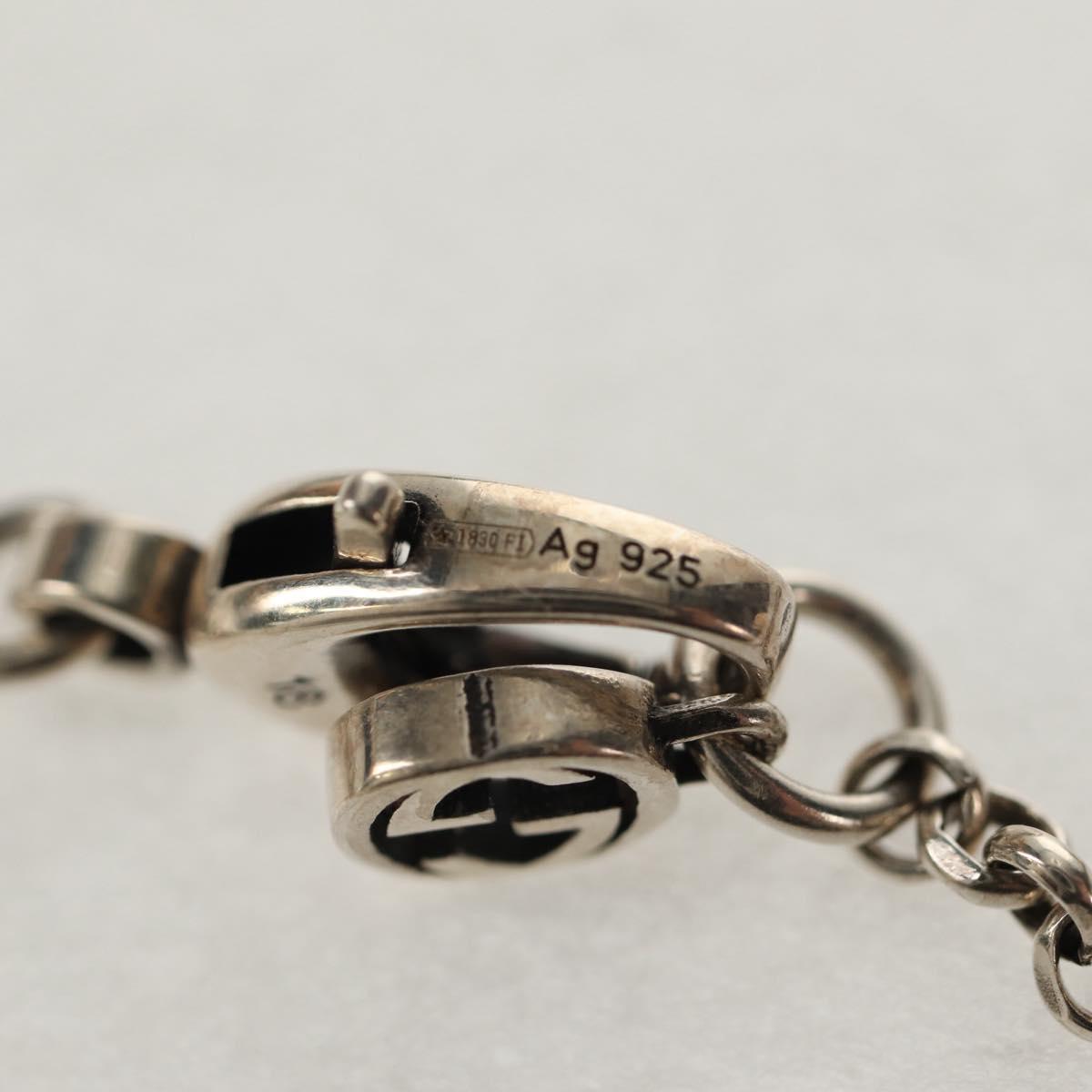 GUCCI Arabesque Bracelet Ag925 Silver Auth am9819V