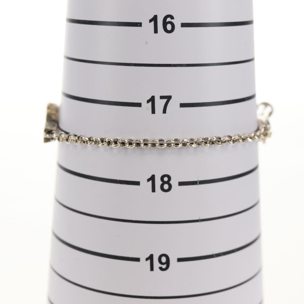 GUCCI Arabesque Bracelet Ag925 Silver Auth am9819V