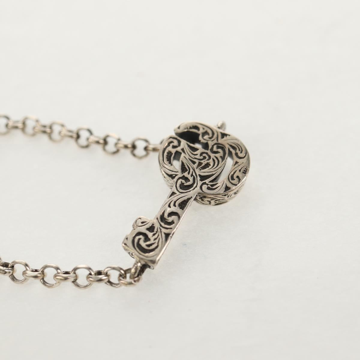GUCCI Arabesque Bracelet Ag925 Silver Auth am9819V