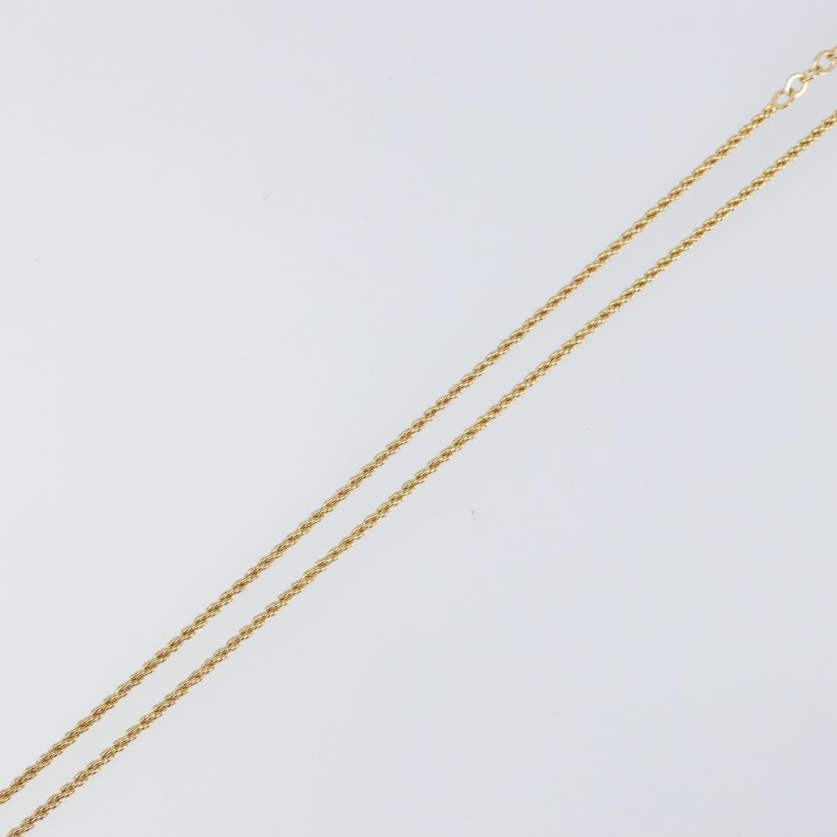 Christian Dior Necklace metal Gold Auth am9821