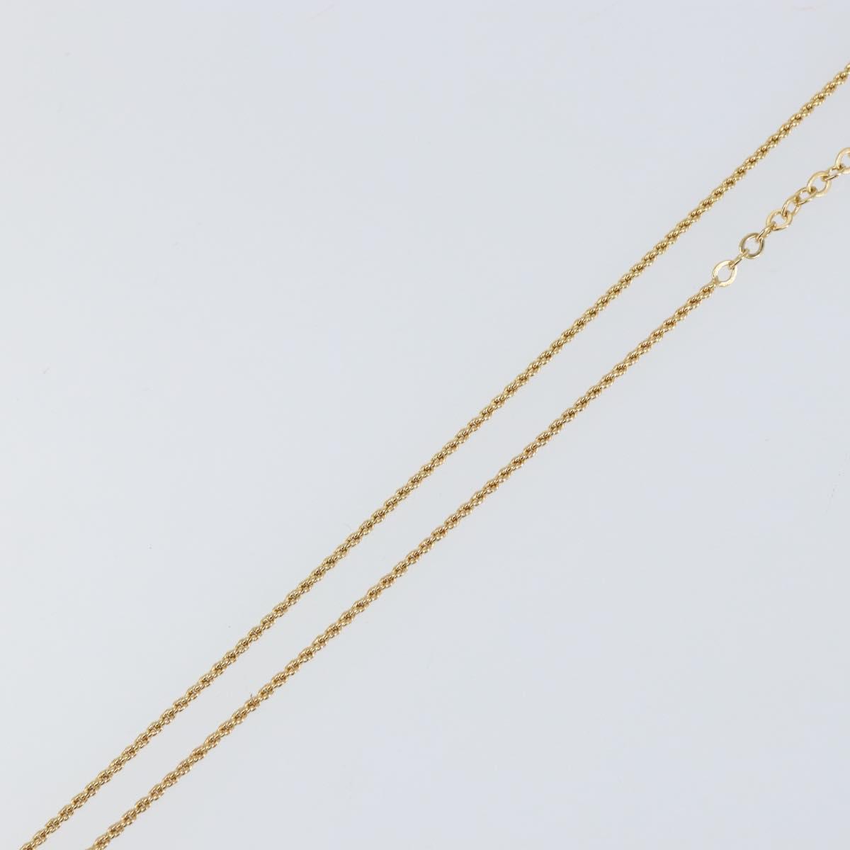 Christian Dior Necklace metal Gold Auth am9821