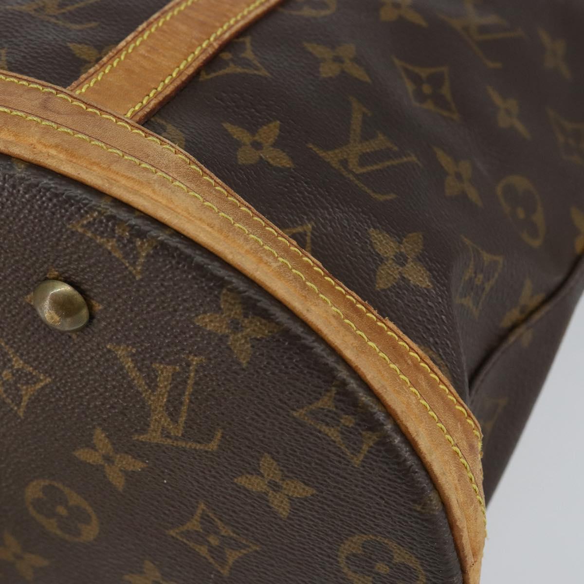 LOUIS VUITTON Monogram Bucket GM Shoulder Bag M42236 LV Auth am9828