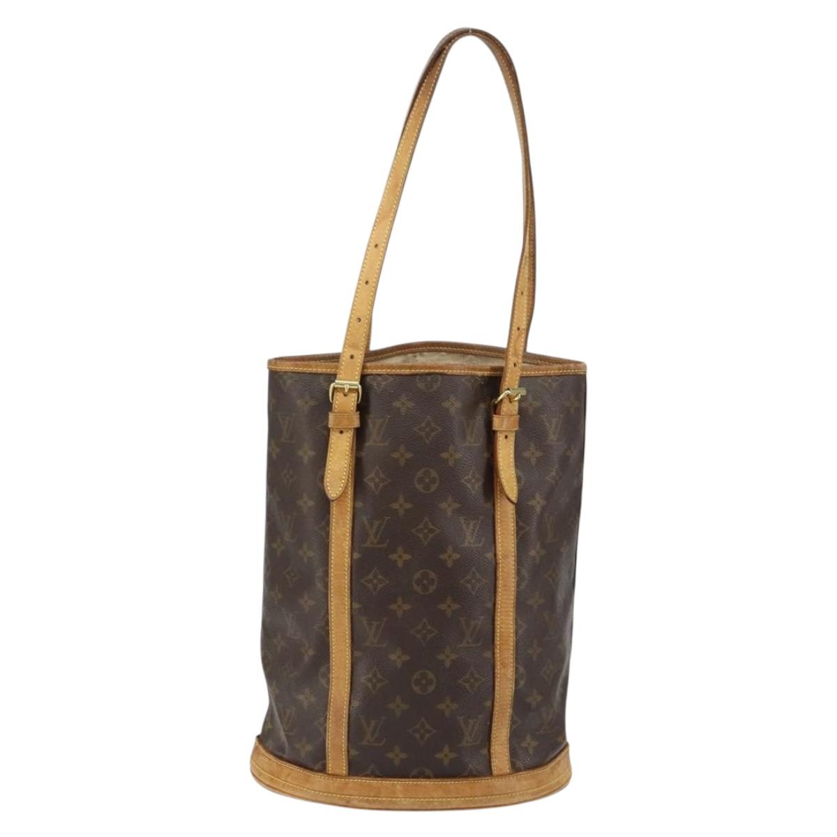 LOUIS VUITTON Monogram Bucket GM Shoulder Bag M42236 LV Auth am9828