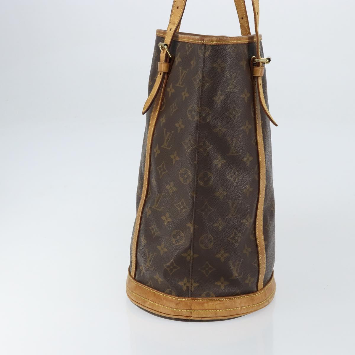 LOUIS VUITTON Monogram Bucket GM Shoulder Bag M42236 LV Auth am9828