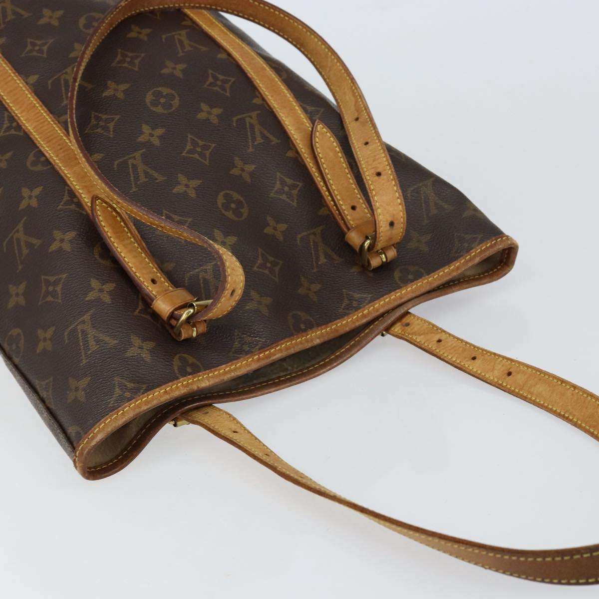 LOUIS VUITTON Monogram Bucket GM Shoulder Bag M42236 LV Auth am9828